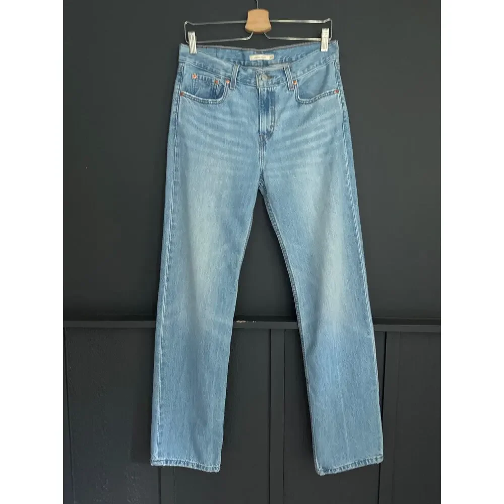 Levi's Low Pro Straight Jeans Cotton Blue Jeans Size 26